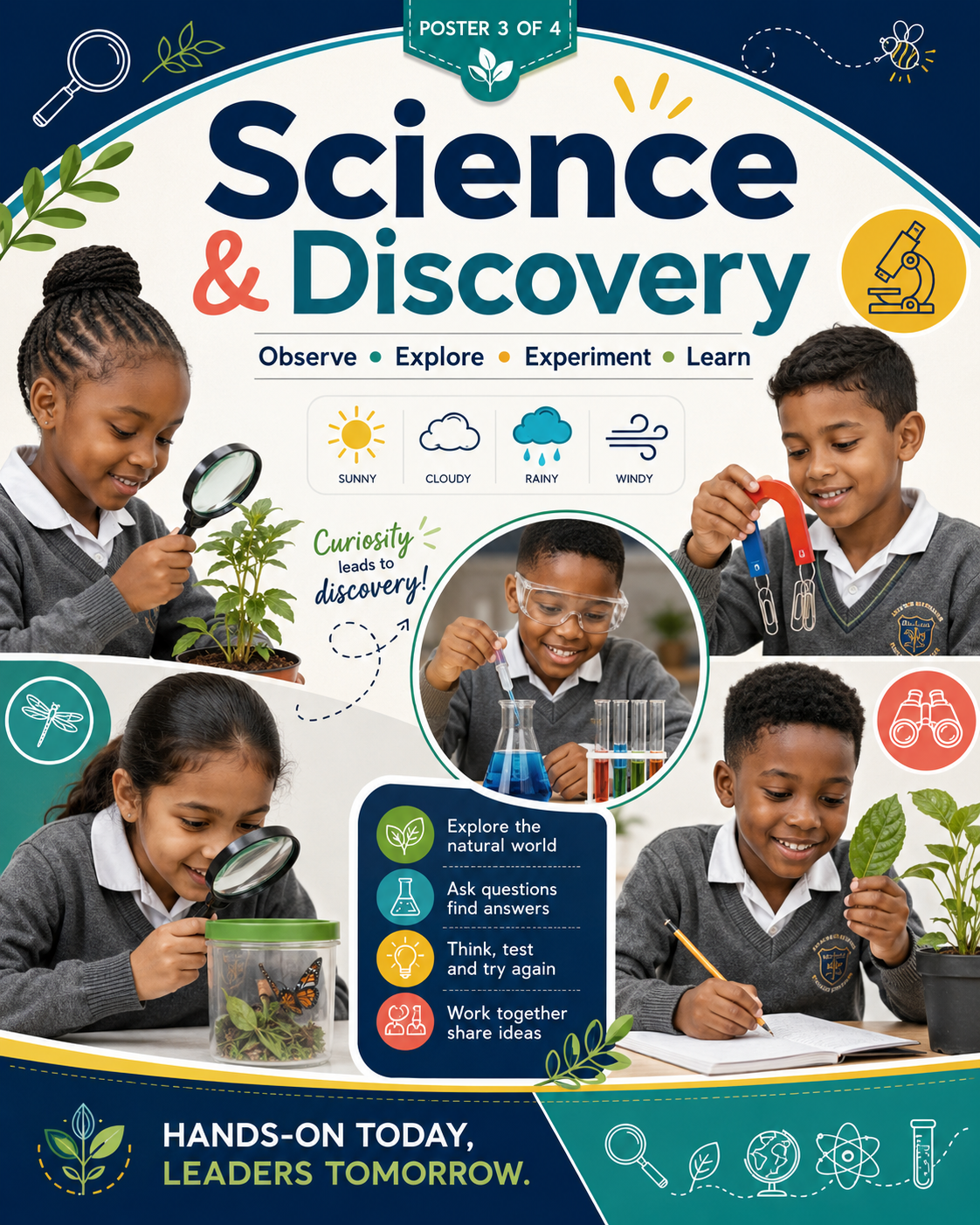 Kowie Foundation School science and discovery curriculum poster